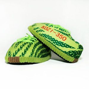 KrazeKickz Sneaker Slippers for Adults - Frozen Yellow